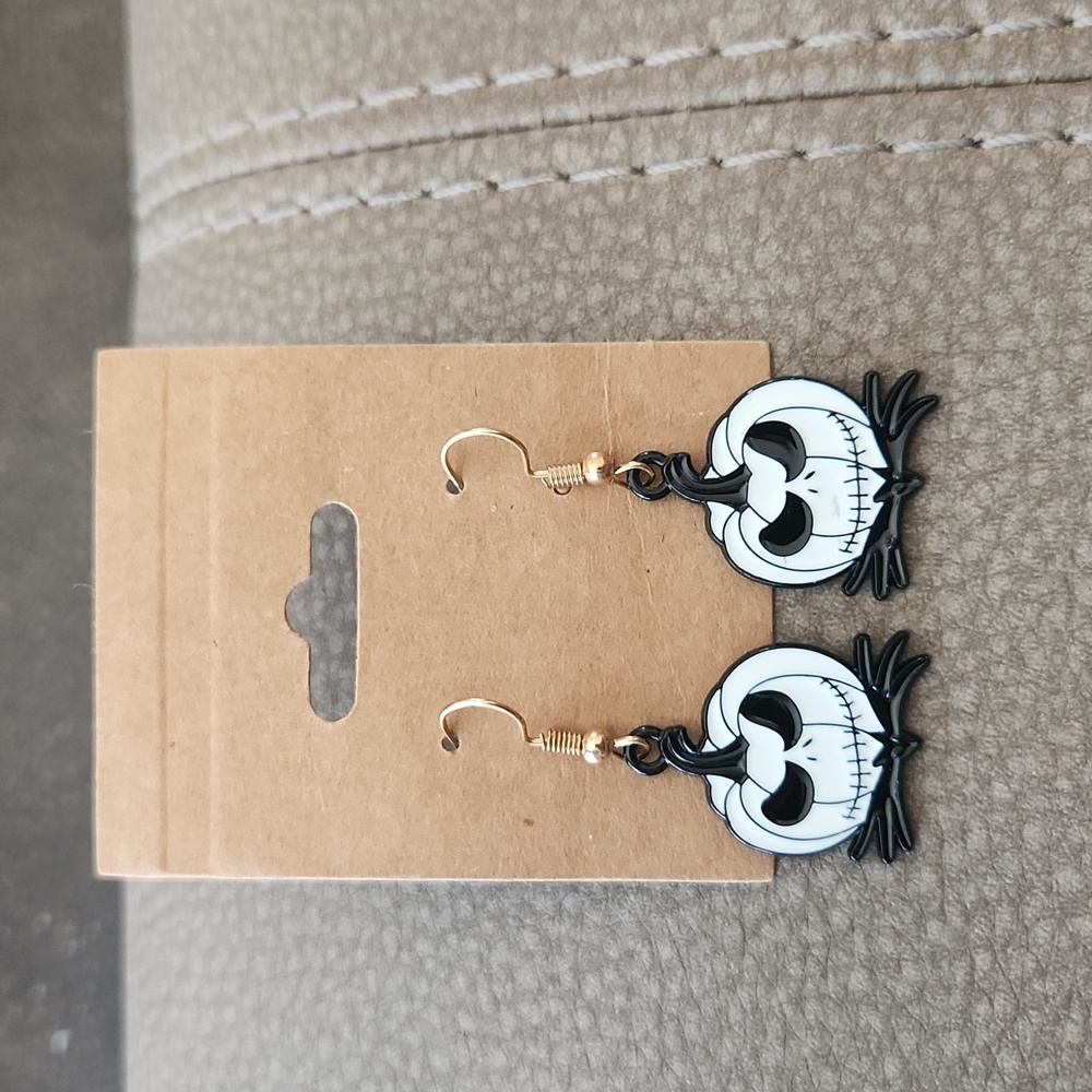 Jack Skellington Dangle Earrings New